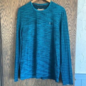 Under Armour HeatGear Fitted Blue Shirt